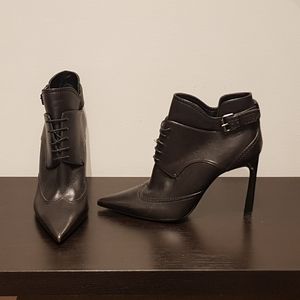Lanvin Black Stiletto Ankle Booties